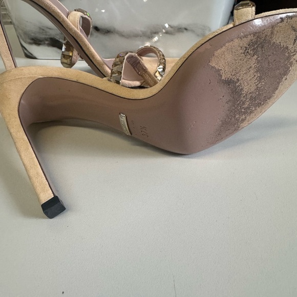 Gucci Cristallo/kid Crystal Heels 
light pink/nude - Picture 5 of 8